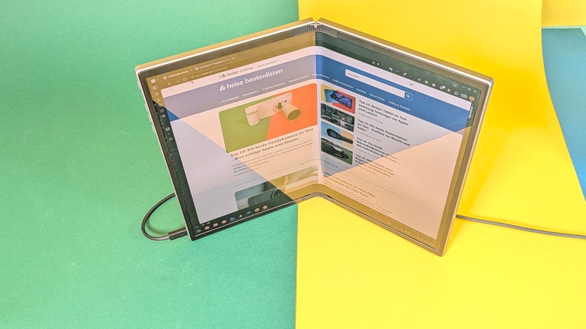Mobiler Monitor Asus Zenscreen Fold OLED MQ17QH im Test