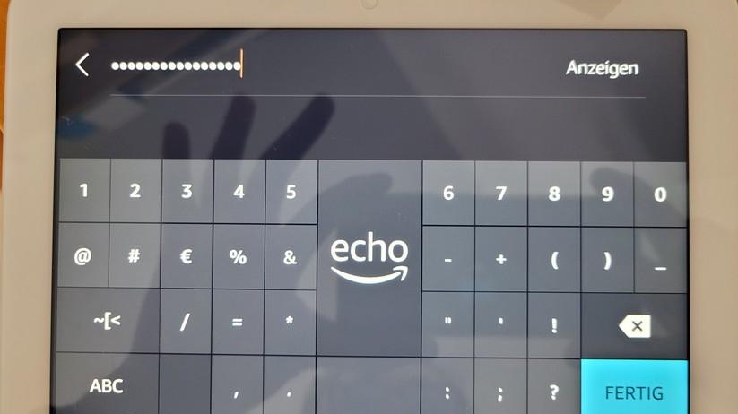 Amazon Echo Hub: Einrichtung