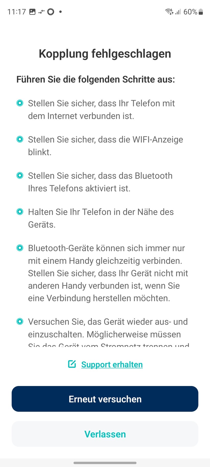  App und Einstellungen