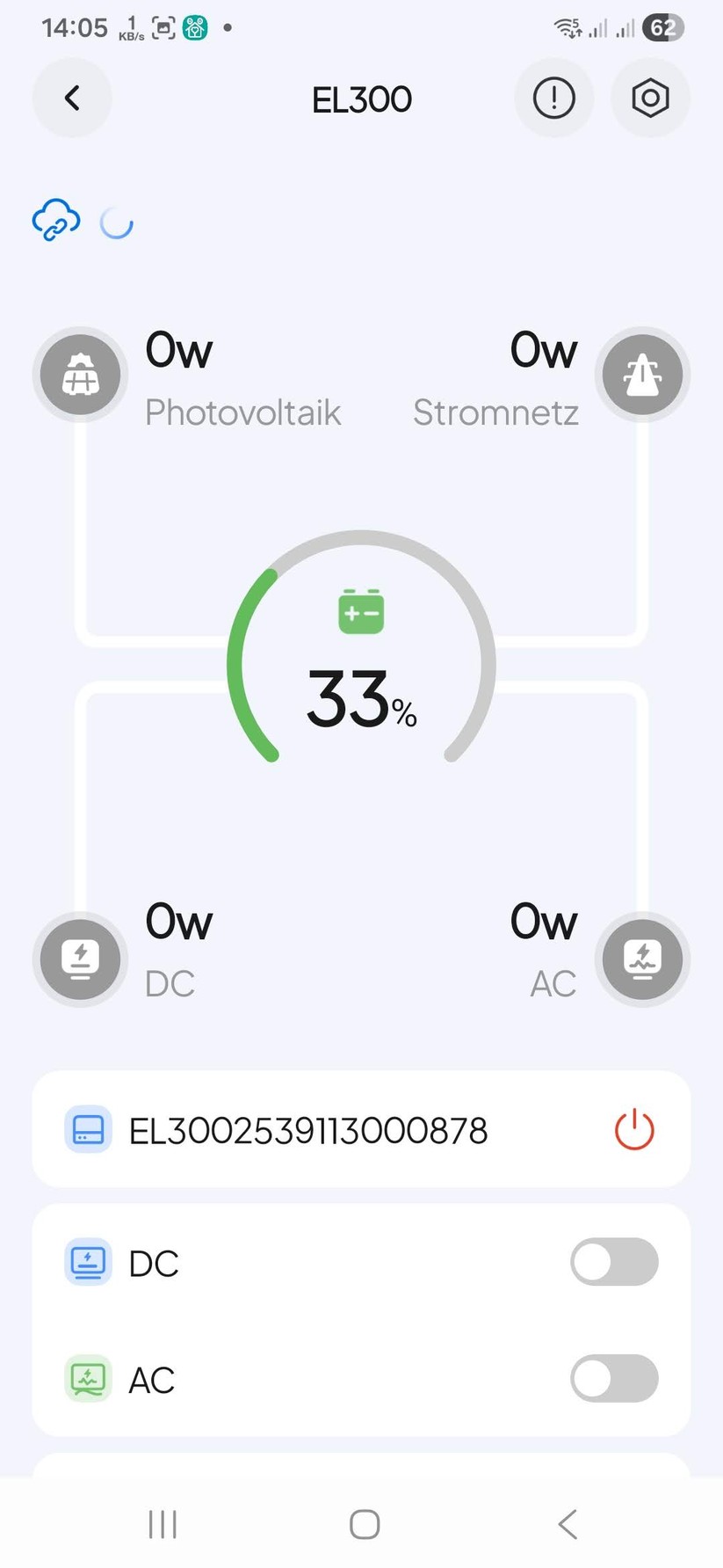 Wer die Elite 300 aus der Ferne verwalten möchte, muss ein Konto für die Bluetti-App einrichten. Ohne Konto ist eine lokale Steuerung über Bluetooth mit der App möglich.