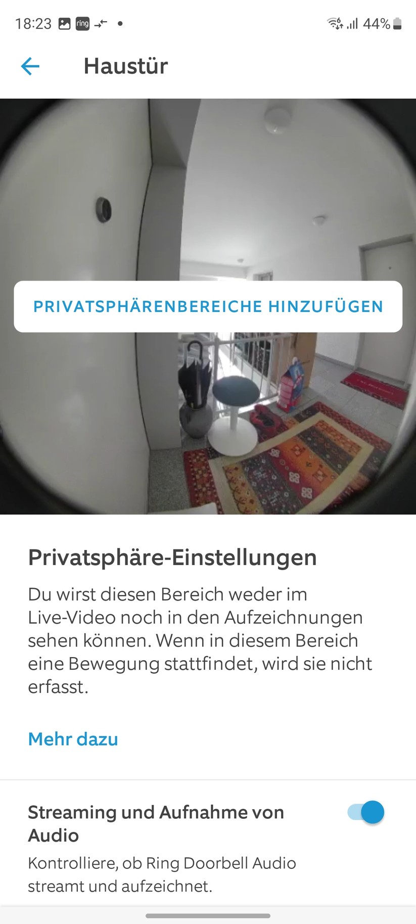 Ring Battery Video Doorbell Plus: App, Setup, Einstellungen