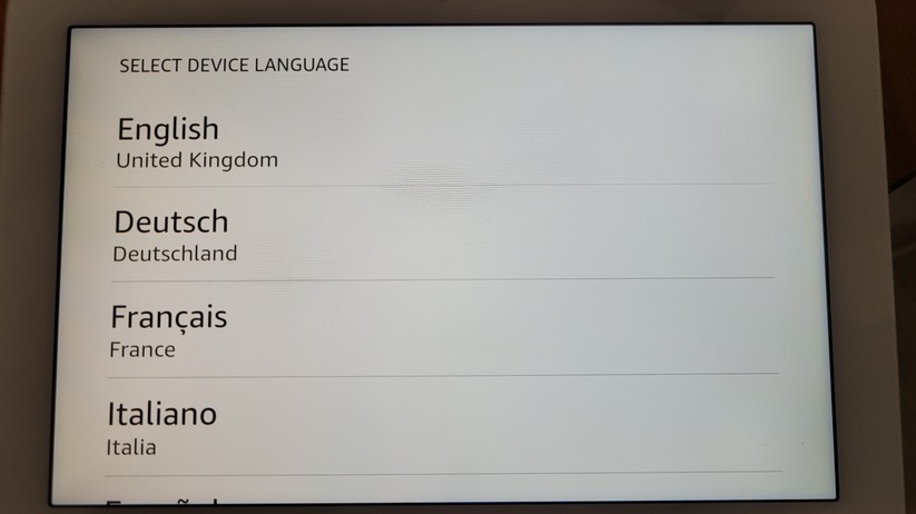 Amazon Echo Hub: Einrichtung