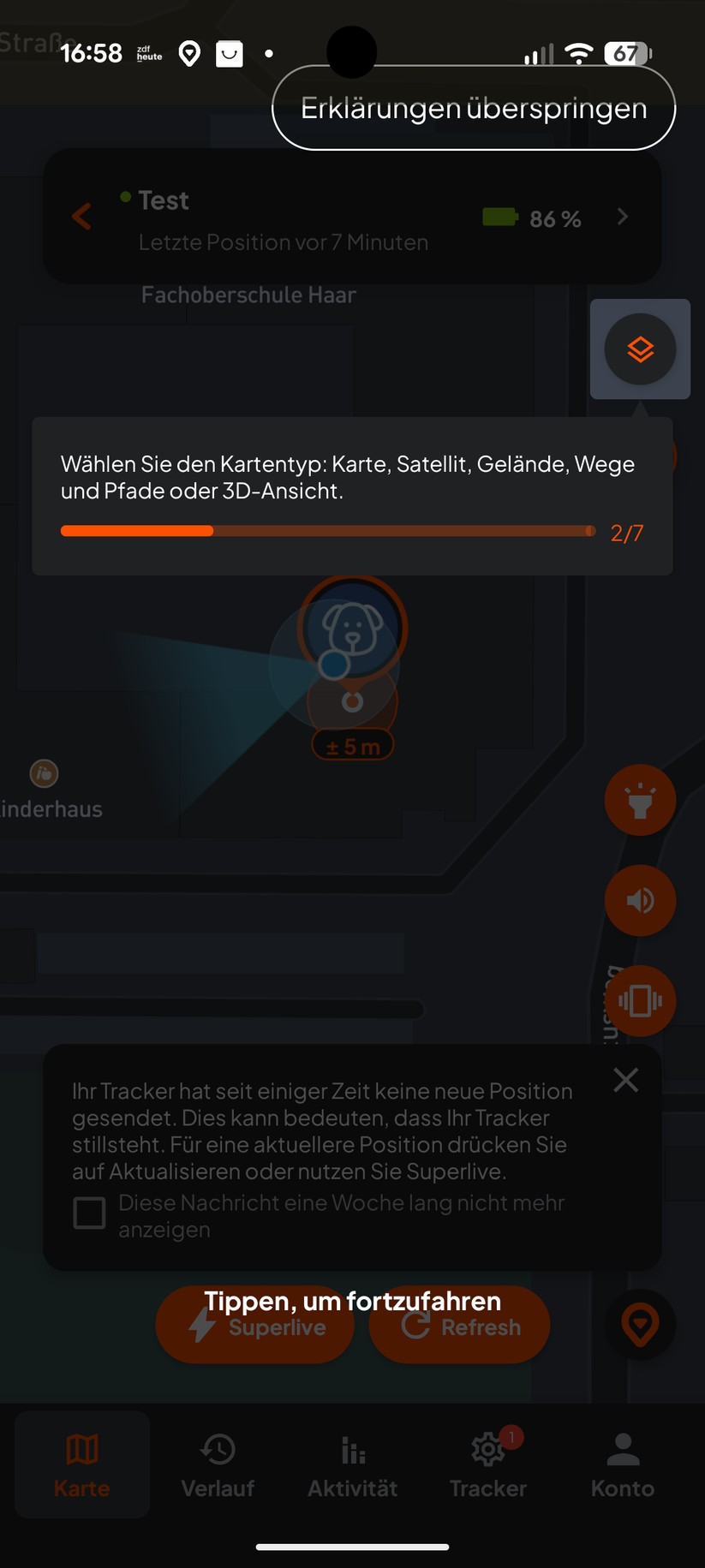 Weenect XT – Bilderstrecke