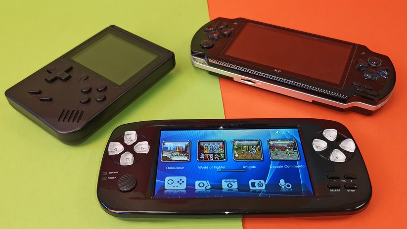 Mobile Retro-Konsolen: China-Konsolen gibt es in zig Varianten