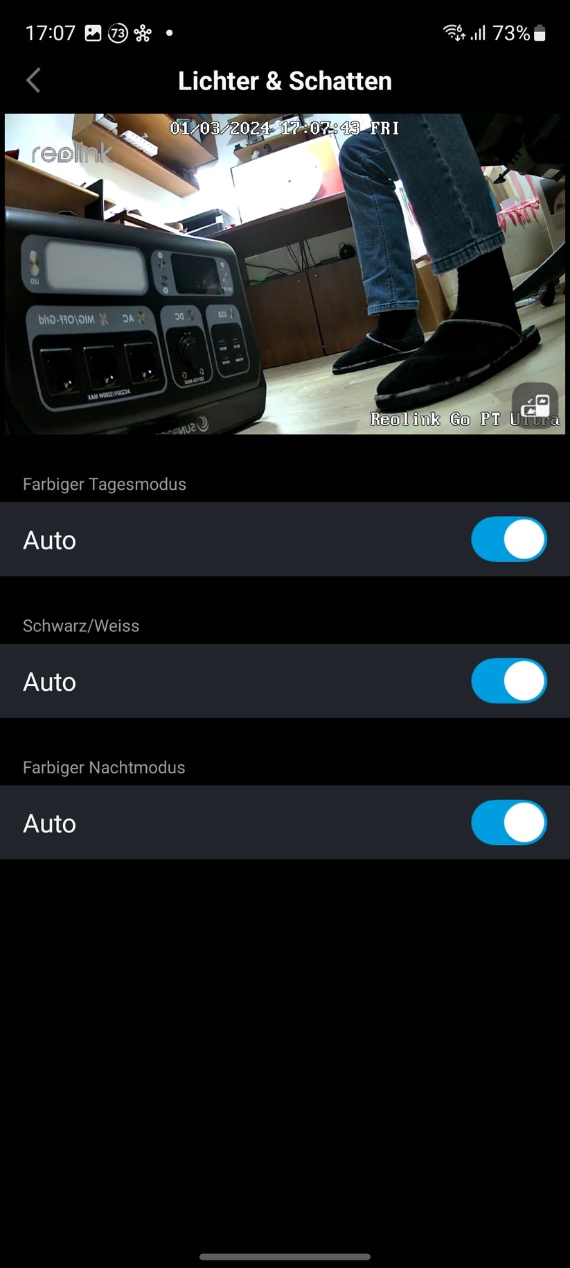 Reolink Go PT Ultra: Einrichtung und Einstellung mit mobiler App