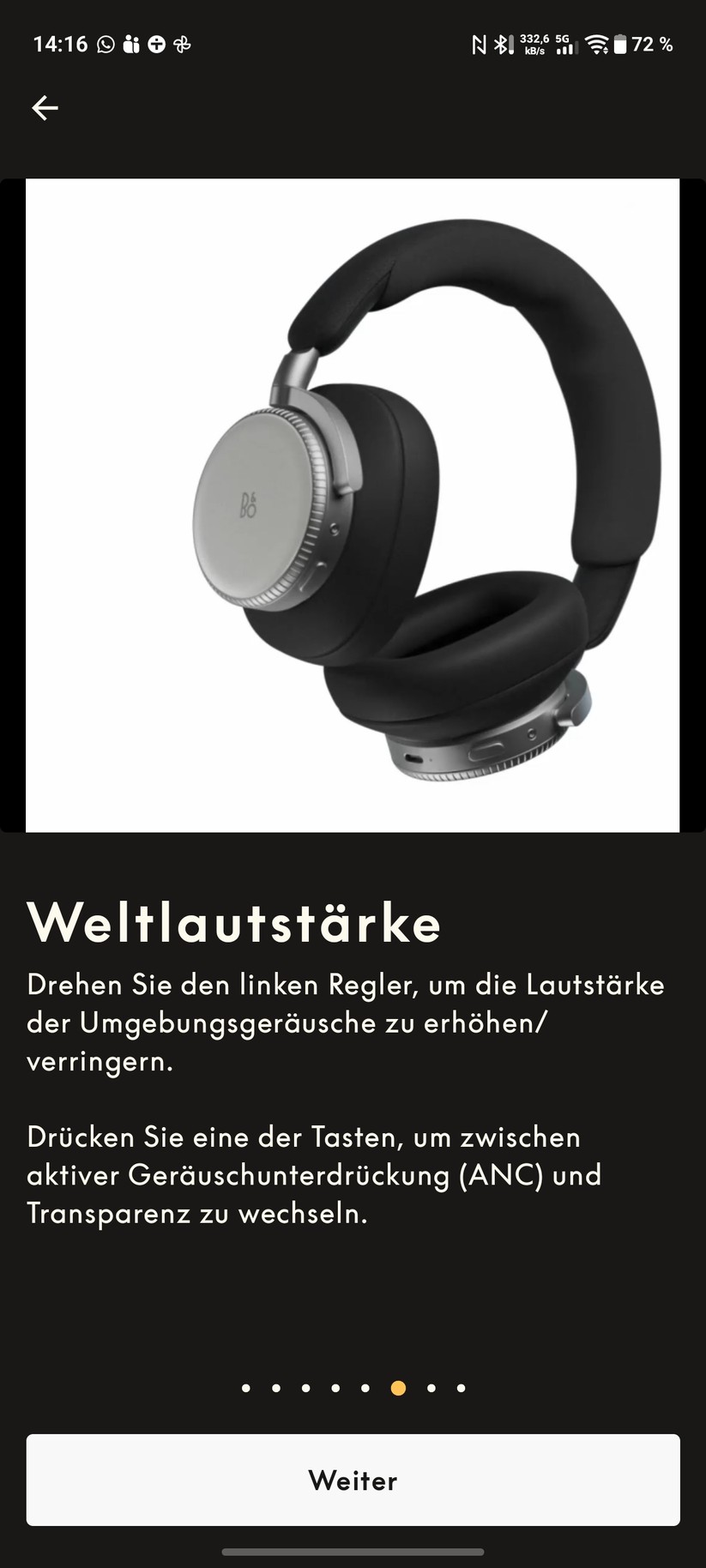 Bang & Olufsen Beoplay H100 Screenshot