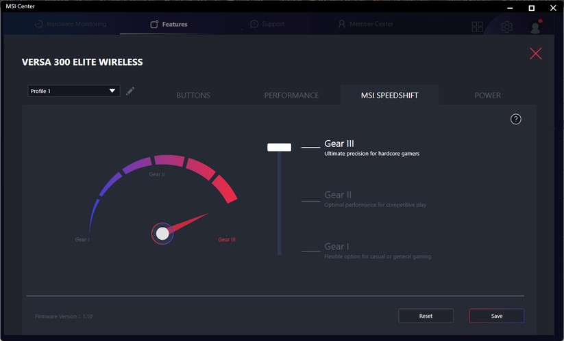 MSI Versa 300 Elite Wireless - Bilder App