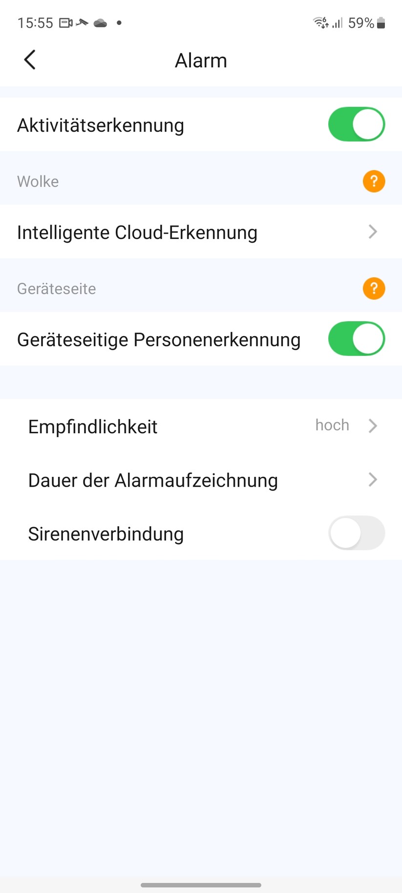 Foscam B4: Einstellungen