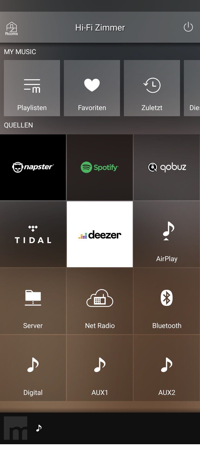 Yamaha Musiccast 50 - App