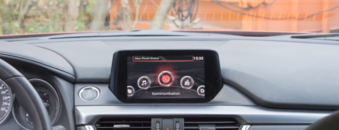 MZD Connect: Infotainment-System des Mazda 6 im Test