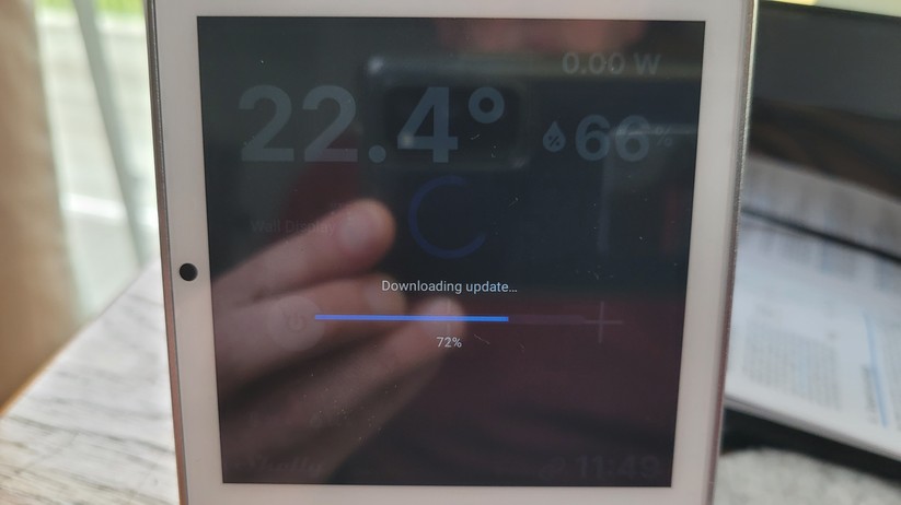 Mit dem Shelly Wall Display können Anwender ihre Shelly-Geräte steuern.