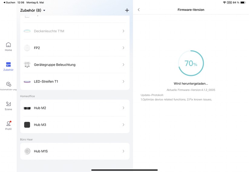 Inbetriebnahme des Aqara M3 mit der Aqara-App