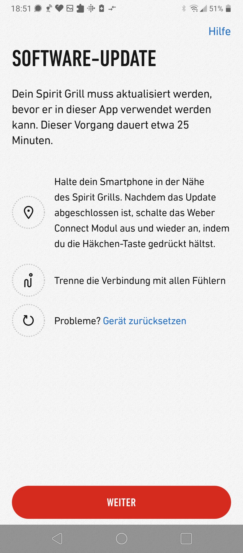 Weber Connect Smart Grilling App 