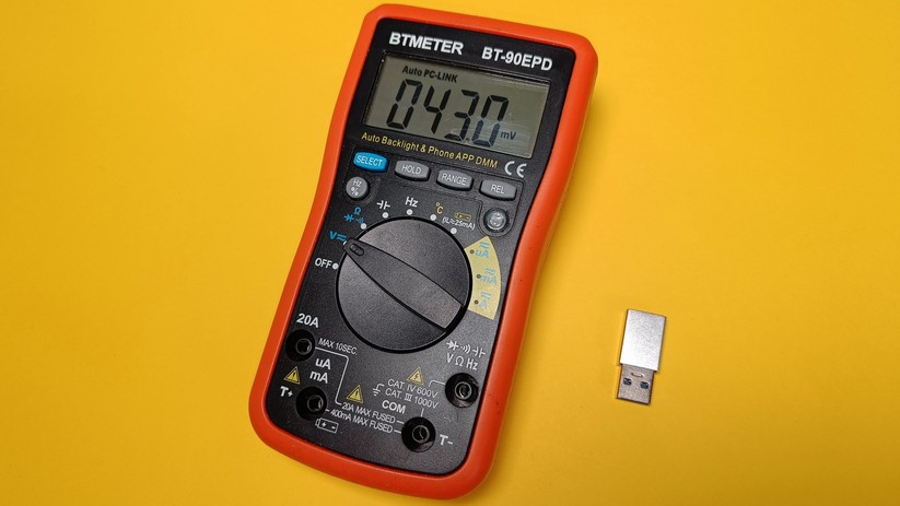 Das Btmeter kann seine Messung an Smartphone und Tablet senden.