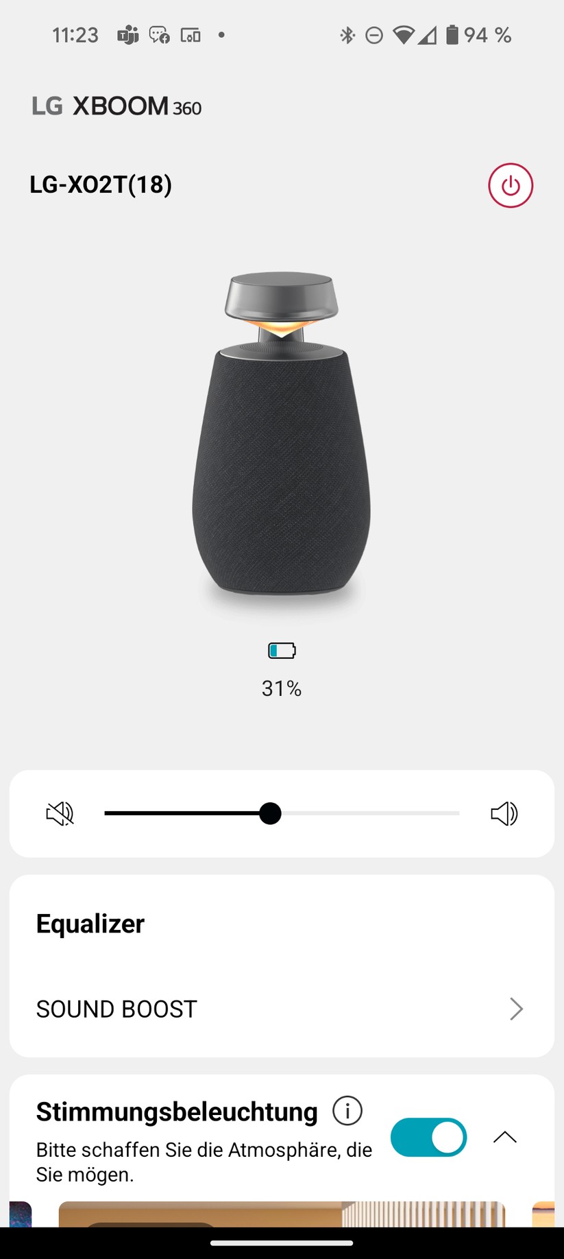 LG Xboom 360 DXO2T Screenshot
