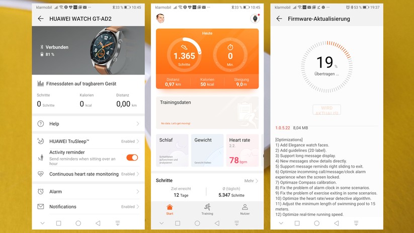 Die App ist übersichtlich und intuitiv in der Bedienung.