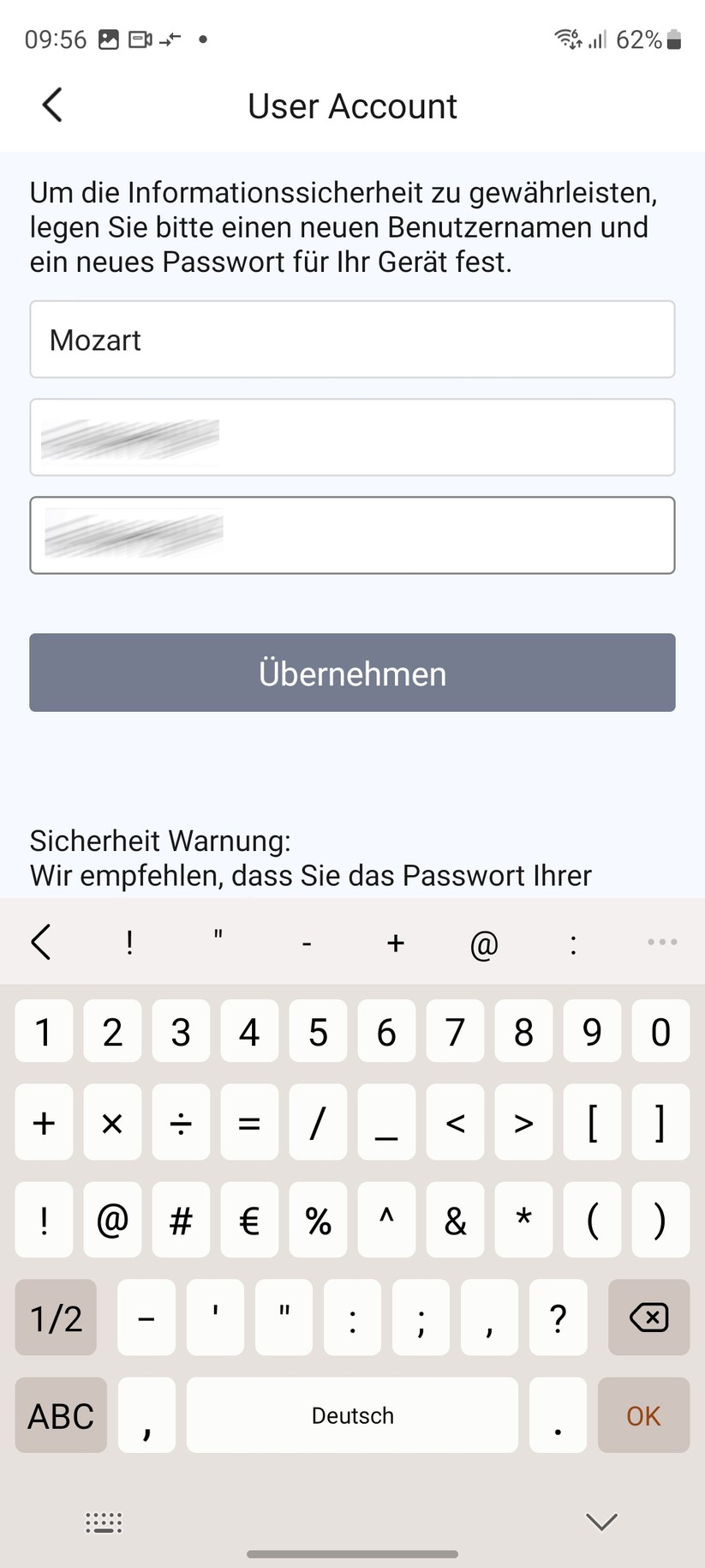 Foscam B4: Inbetriebnahme mit App