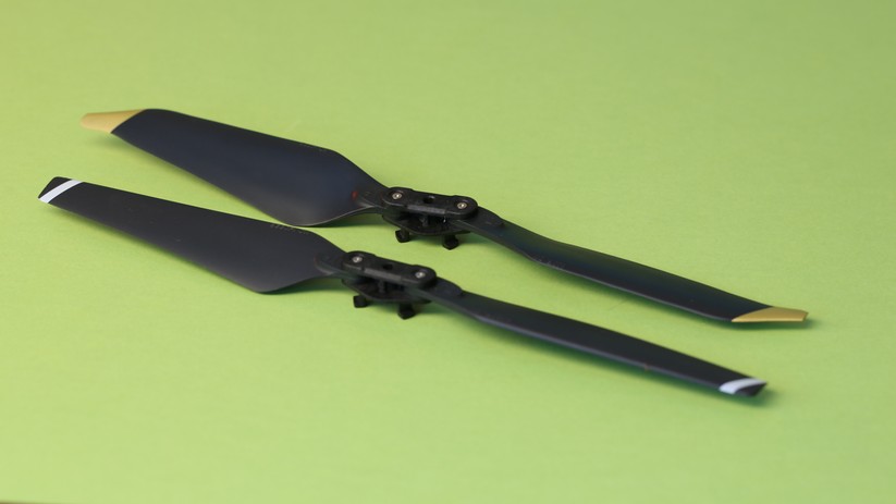 Original-Propeller und Low-Noise-Propeller im Vergleich.