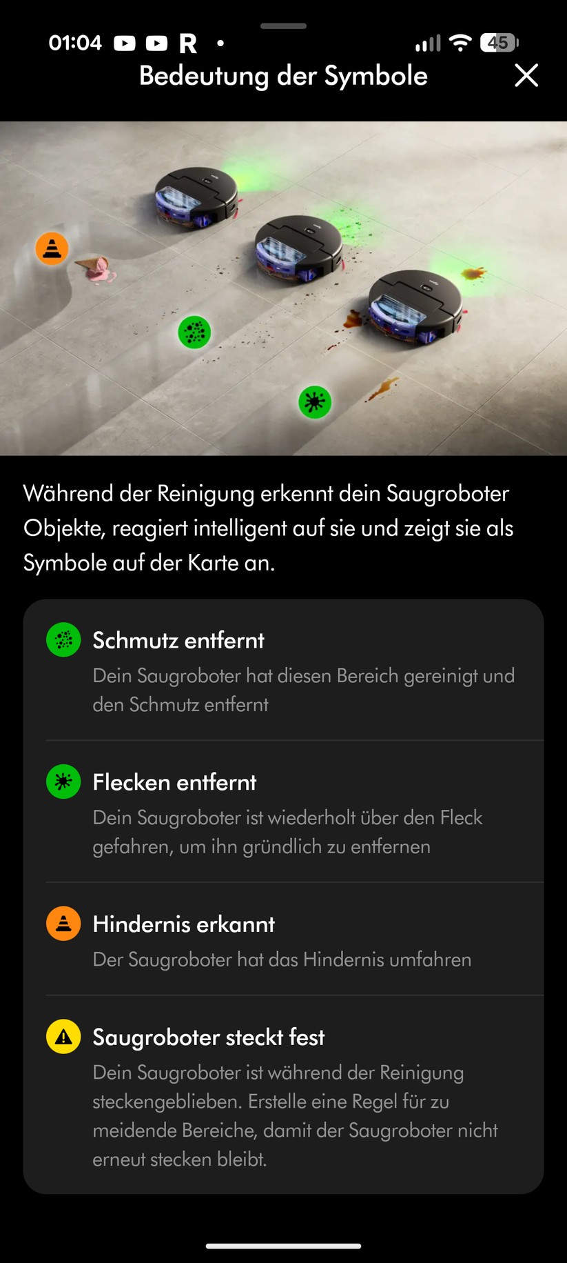 Dyson Spot + Scrub AI – App & Einrichtung