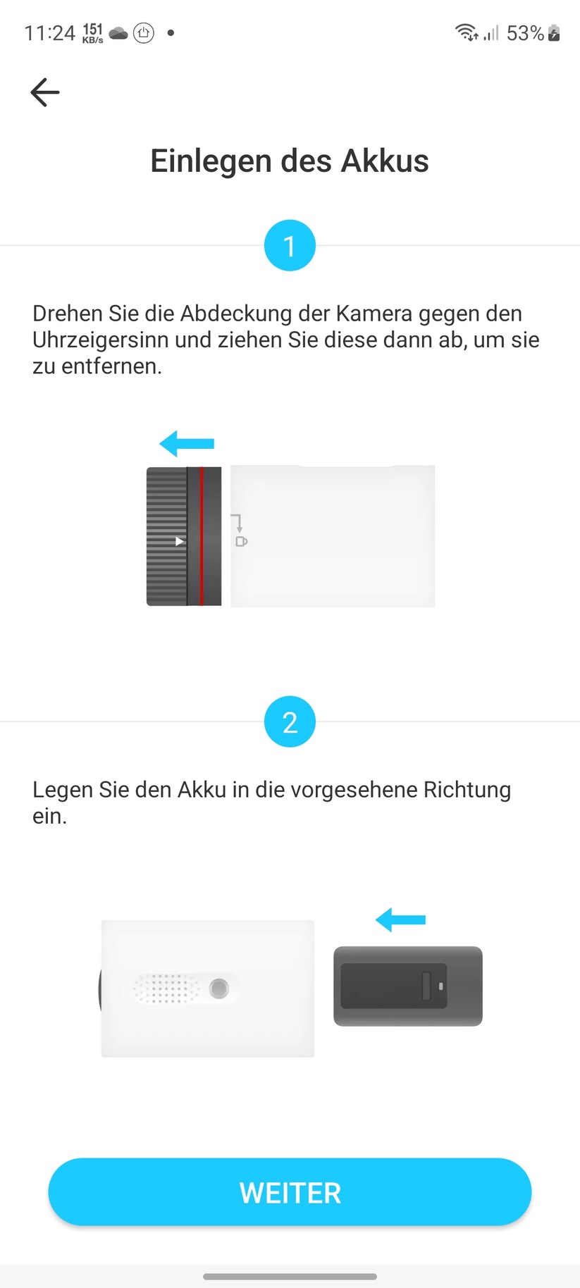 TP Link Tapo C420S2: Einrichtung