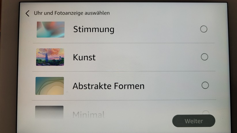 Amazon Echo Hub: Einrichtung