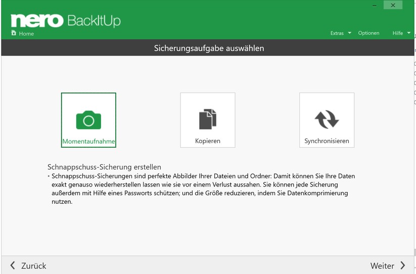 Nero BackItUp liegt als kostenlose Dreingabe der Festplatte bei.
