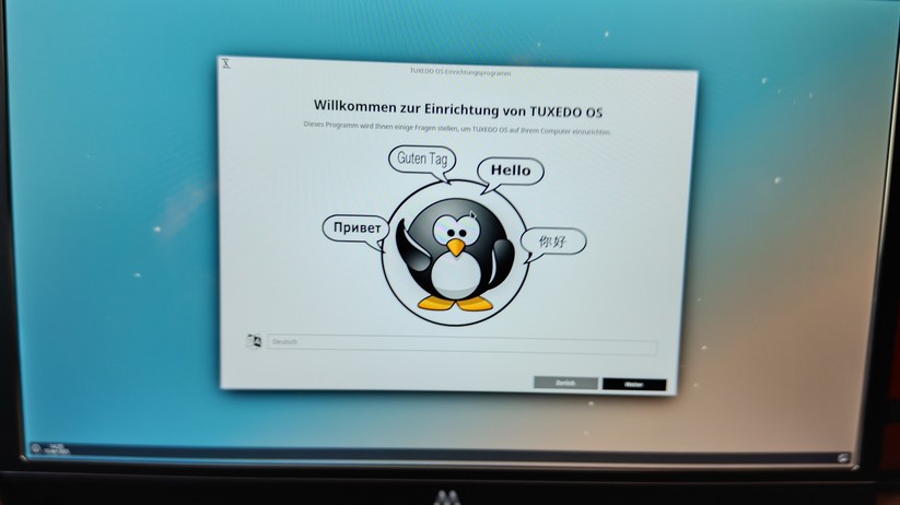 Tuxedo Nano Pro: Installation auf Basis des mitgelieferten USB-Stick Tuxedo Web FAI