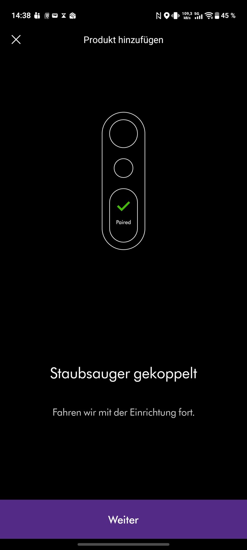 Dyson Pencilvac Screenshot