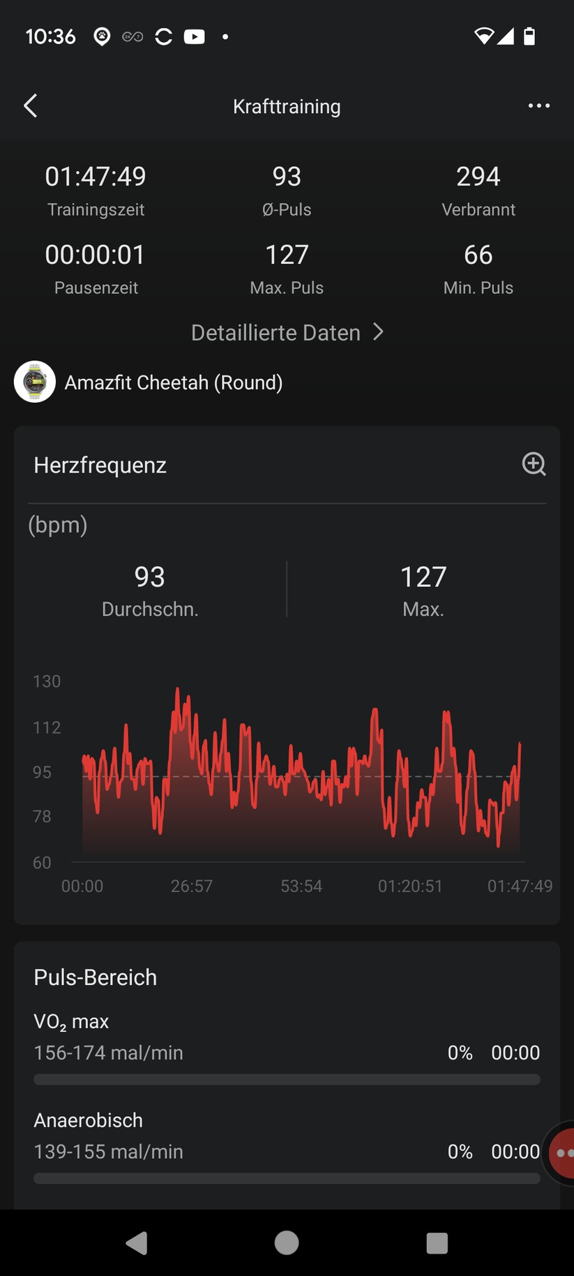 Zapp-App von Amazfit