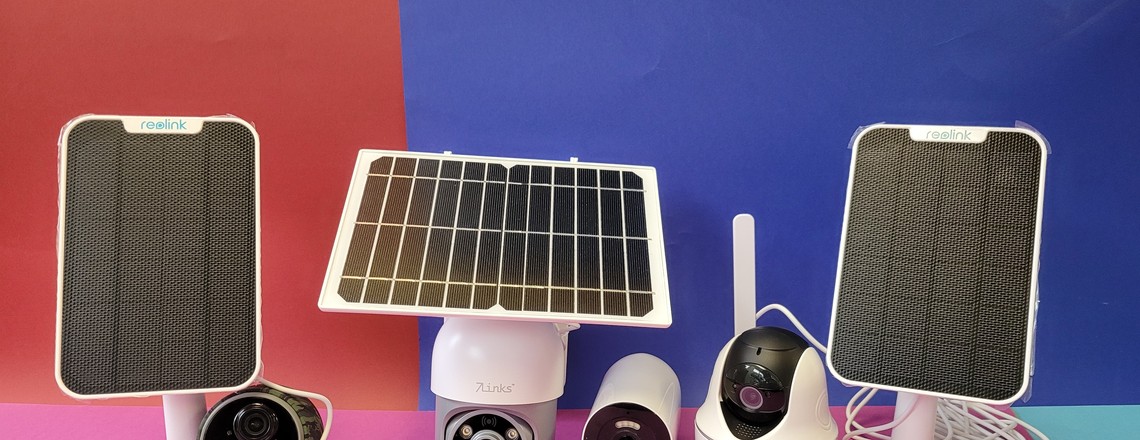 Überwachungskameras mit LTE, Solarpanel, Akku und microSD