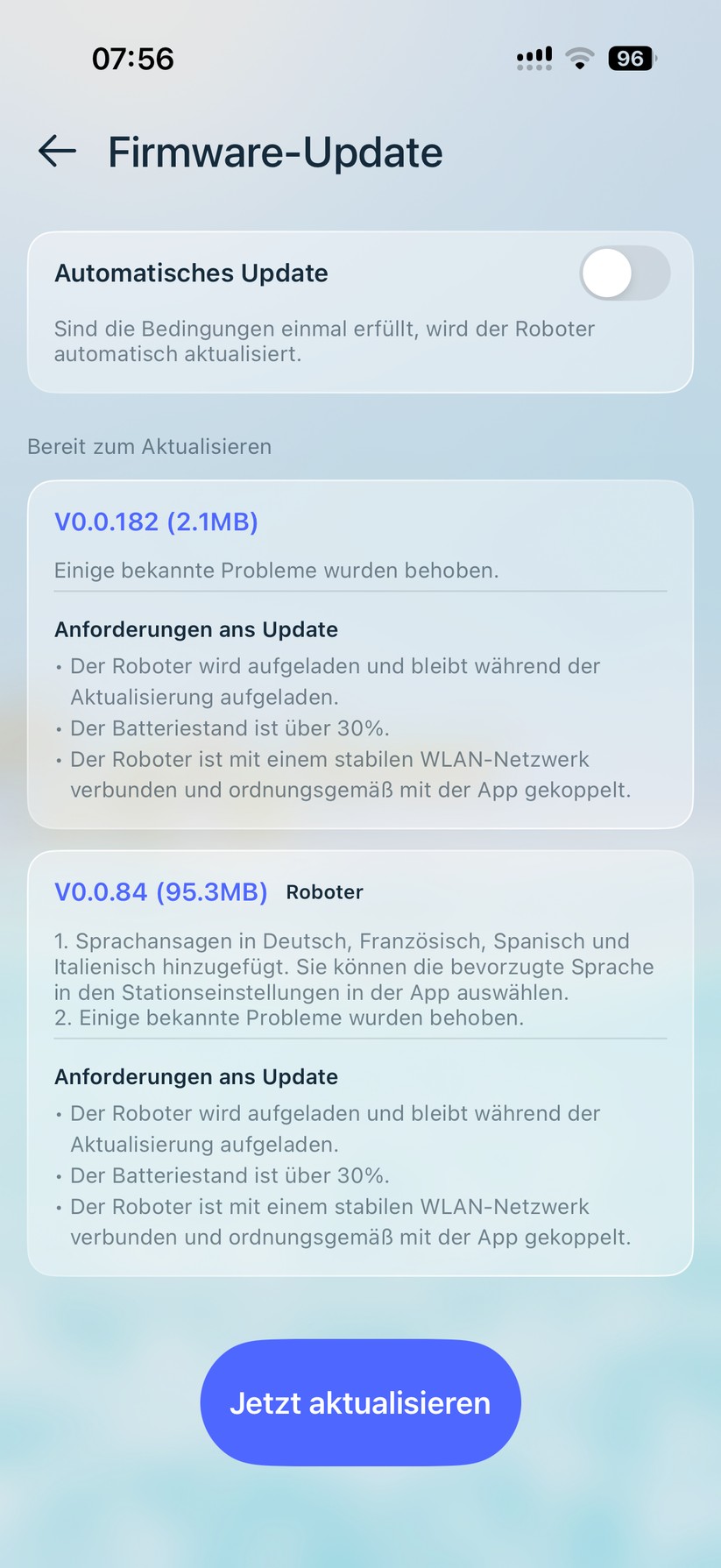 Beatbot Aquasense X - Bilder App