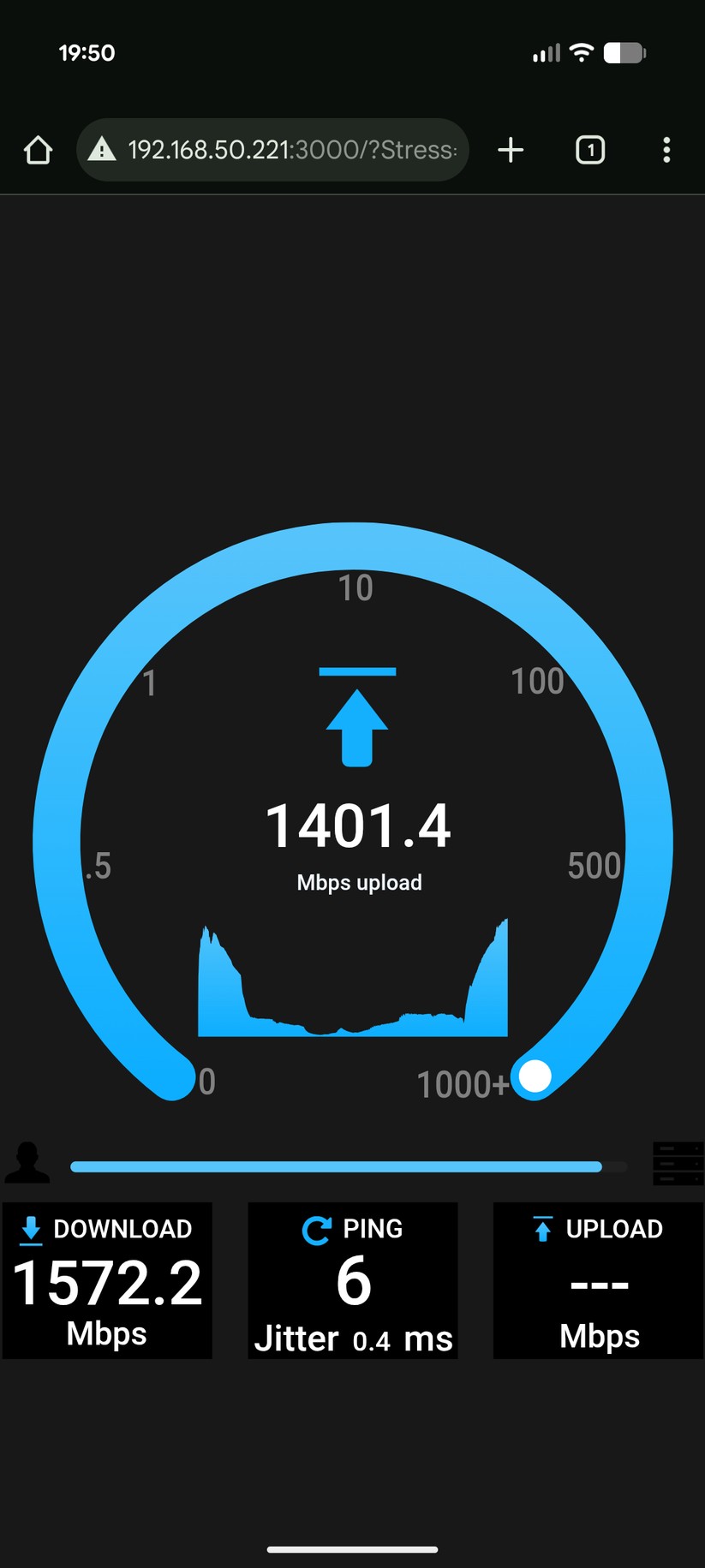 Asus Zenwifi BT8 – Wireless Backhaul Pixel 10 Pro XL: Upload