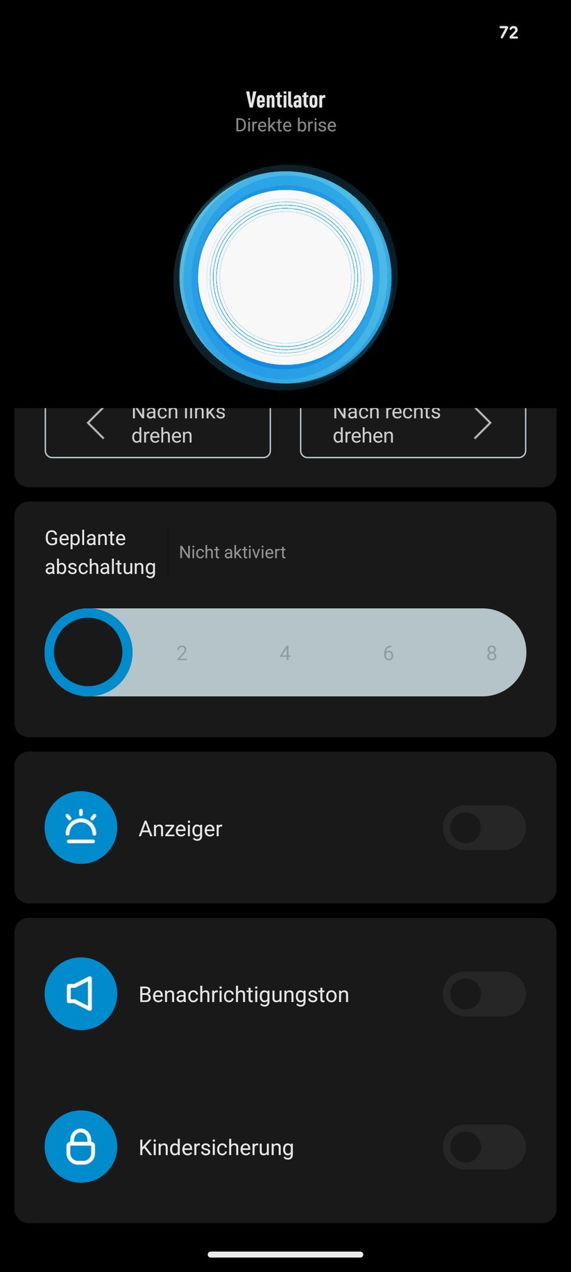 Xiaomi Mi Standing Fan 2 Screenshot