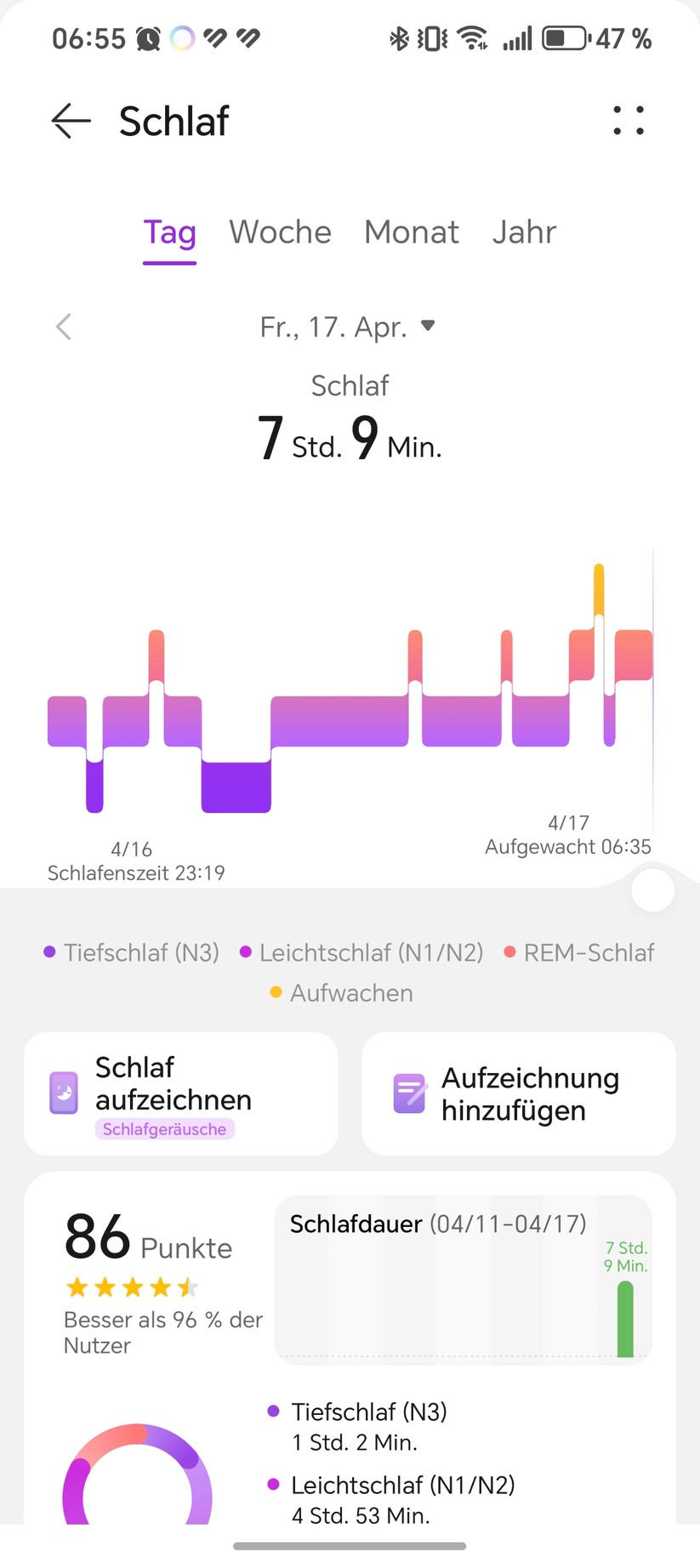 Huawei Watch Fit 5 Pro - Health App