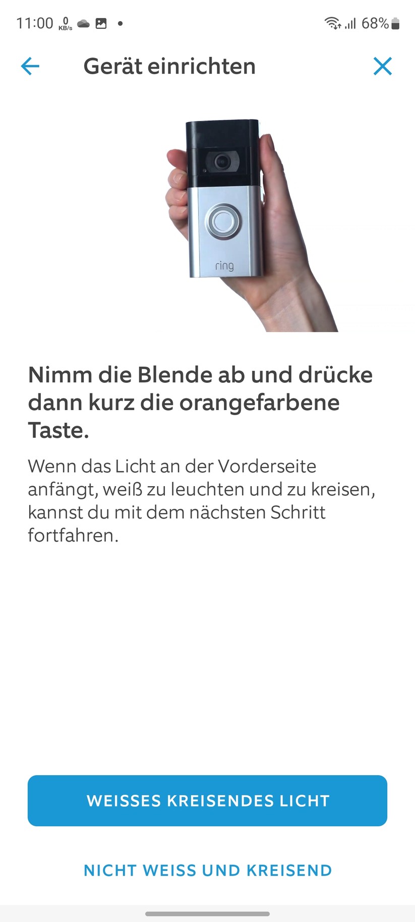 Ring Doorbell 4: Einrichtung