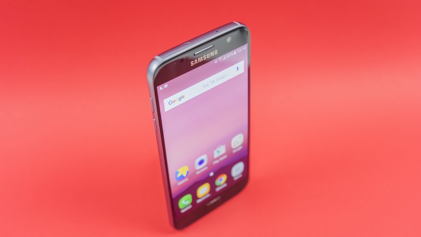 Abgerundetes Glas an den Rändern des Galaxy S7