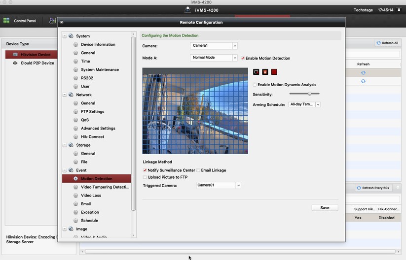Annke NC500: Bedienung mit IVMS 4200 unter macOS