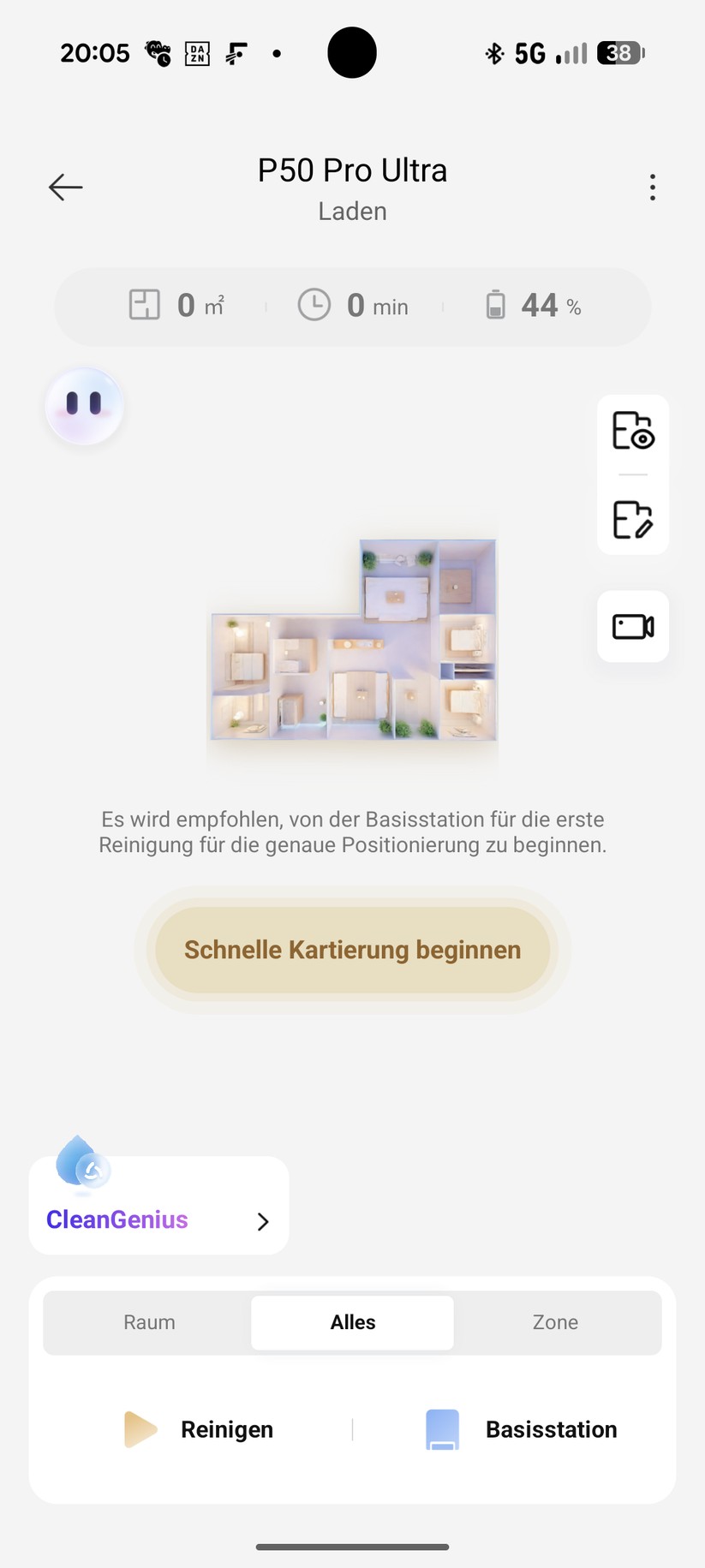 Mova P50 Pro Ultra – App & Einrichtung