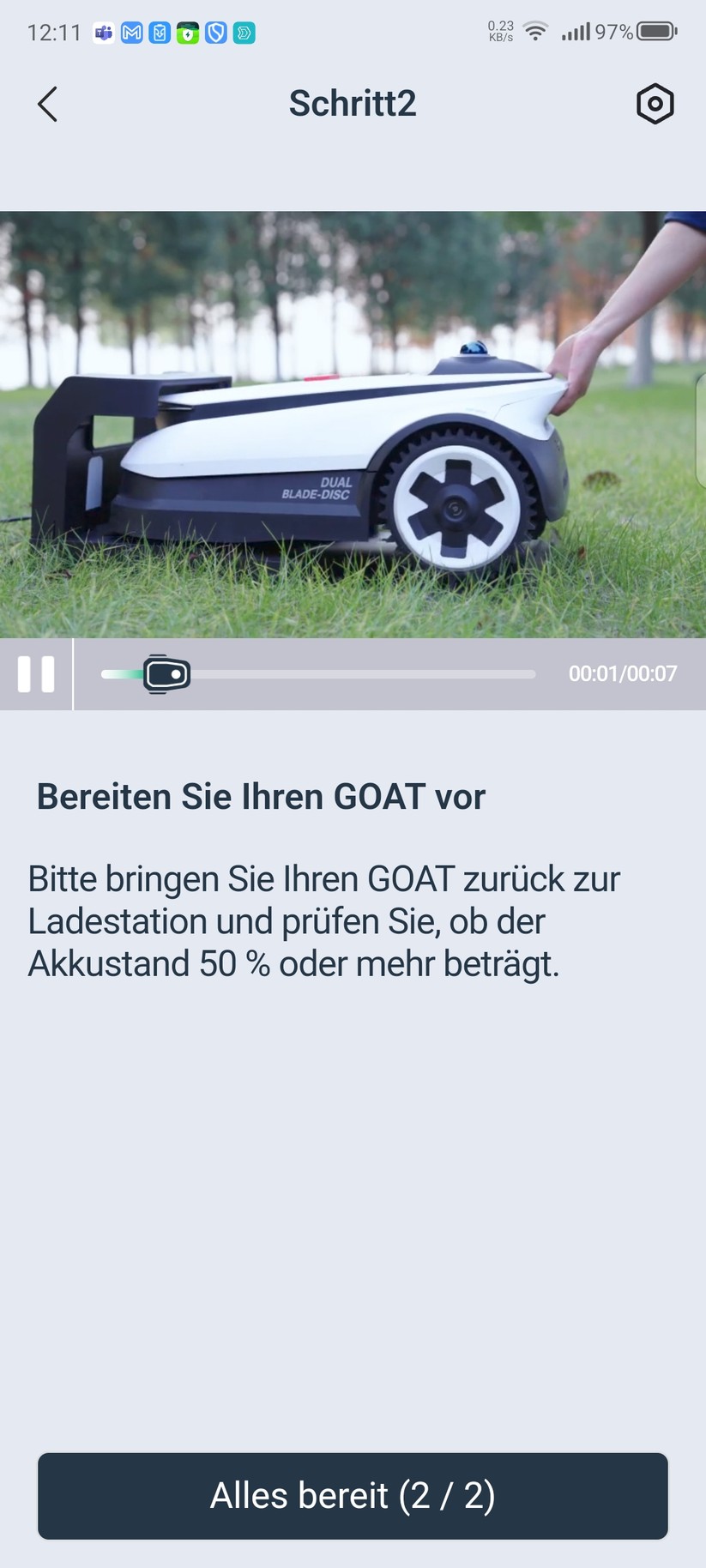  Inbetriebnahme und Kartierung