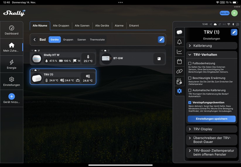  Konfiguration mit iOS-App