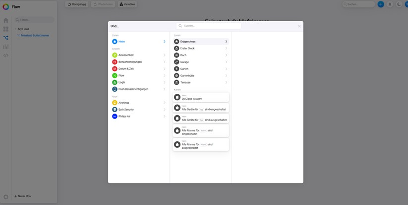 Gesteuert wird der Homey Pro über die Homey-App. Sie ist nicht nur für Smartphones, sondern auch für Tablets optimiert – für eine besonders übersichtliche Bedienung. Noch mehr Überblick bietet der Zugriff per Browser auf dem Desktop.