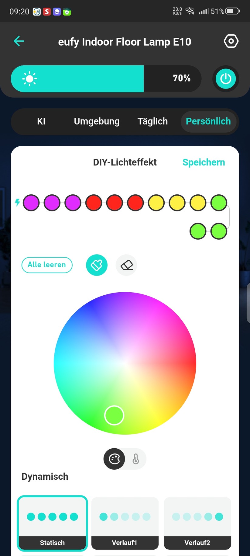 Eufy Indoor Floor Lamp E10: App