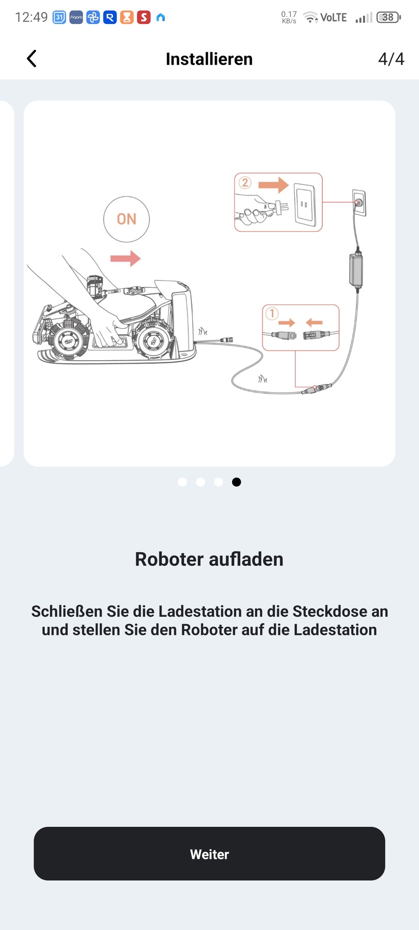 Mammotion Luba Mini AWD Lidar: Kartierung