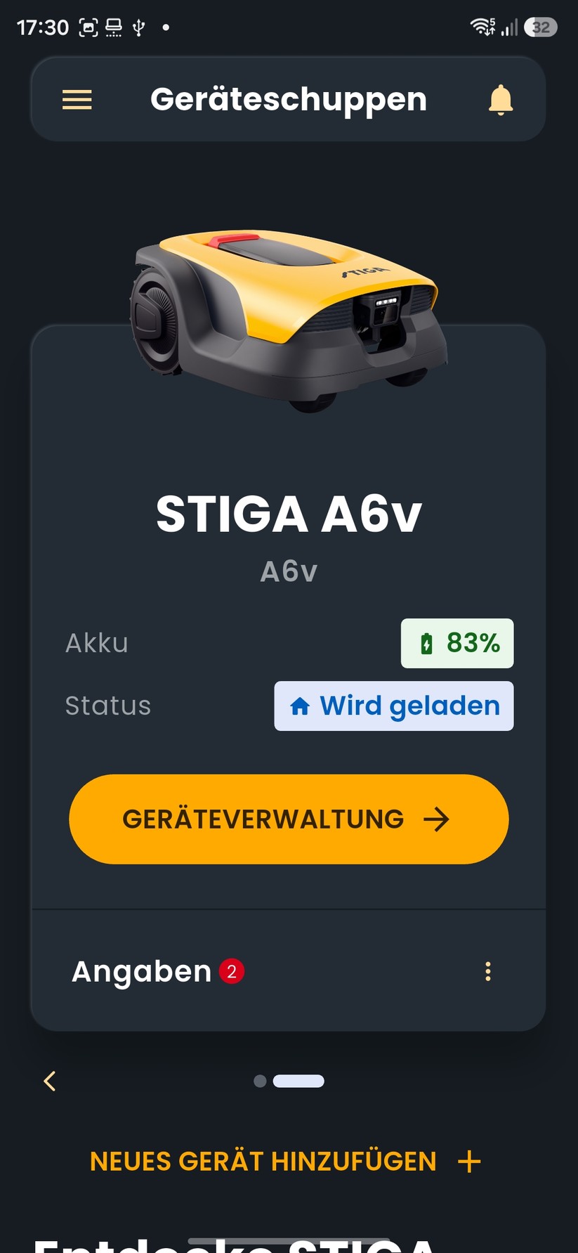 Der Funktionsumfang der App ist recht groß. Der A 6v verwaltet bis zu zehn Mähbereiche, zusätzlich sind bis zu 50 Sperrzonen vorgesehen. In der App lassen sich virtuelle Grenzen, Transferwege und Ausschlussbereiche anlegen.