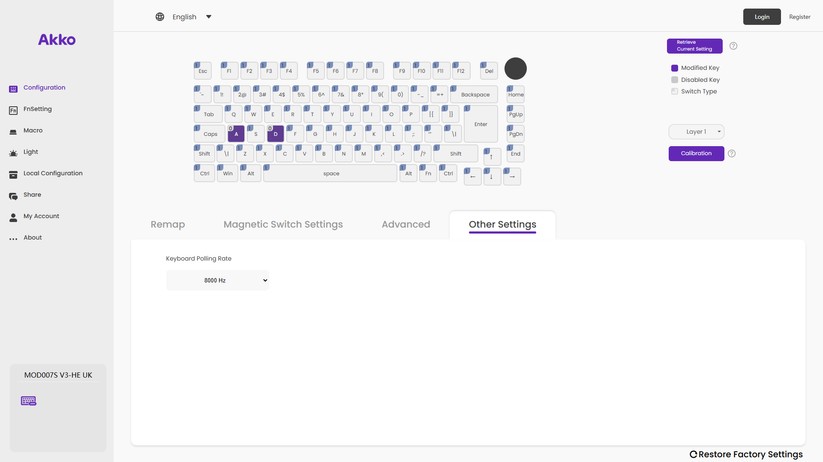 Akkogear Mod 007 HE Year of Dragon - Bilder App 