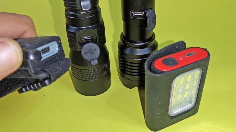 LED-Leuchten: Am bequemsten ist das Nachladen per USB-Kabel.