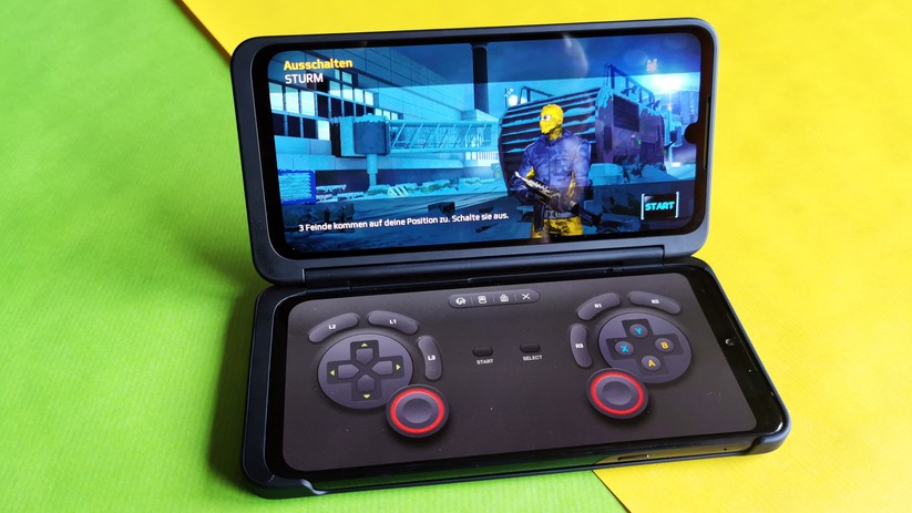Dank des virtuellen Gamepads wird das G8X fast zur Gameconsole