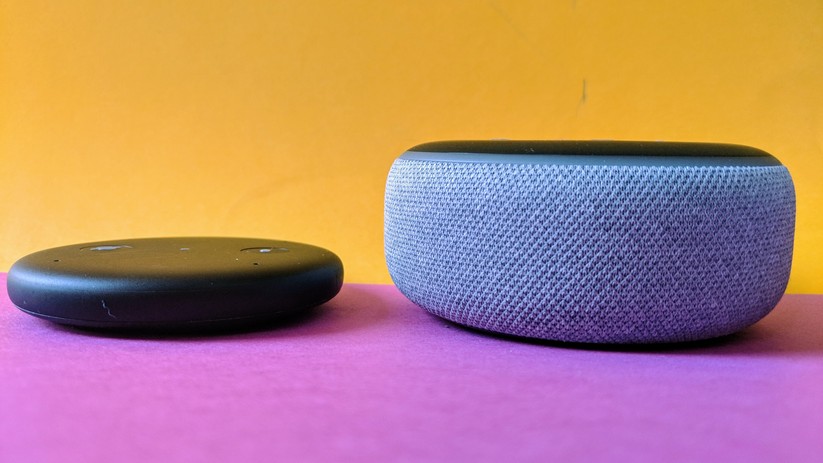 Gegen den Echo Input wirkt sogar der kleine Echo Dot riesig.