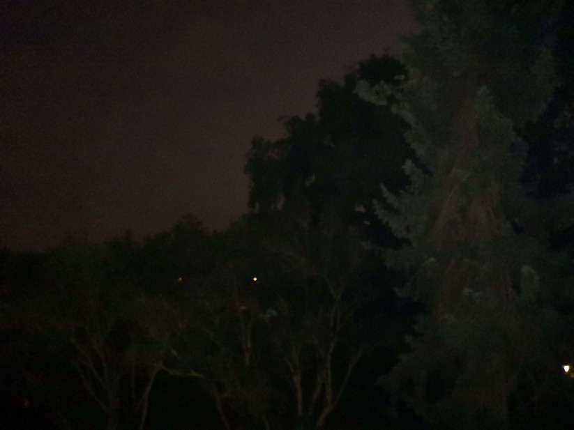 Nachtaufnahme mit LED