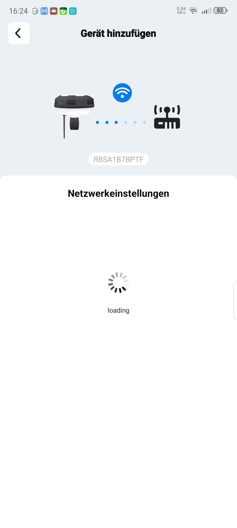  Einrichtung mit App